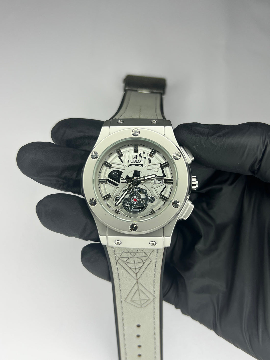 HB Silver Skeleton in Strap