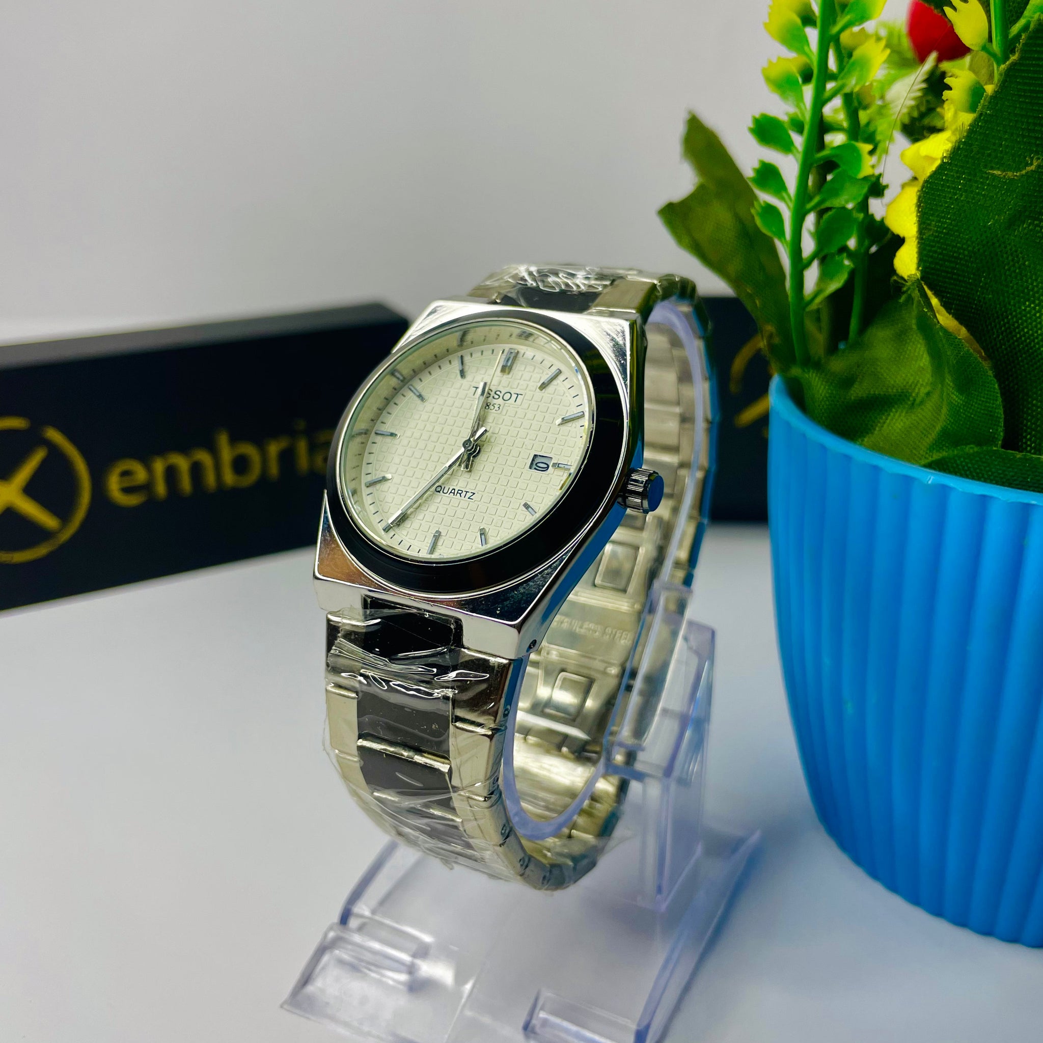 Tissot Watch PRX Black with White Dial