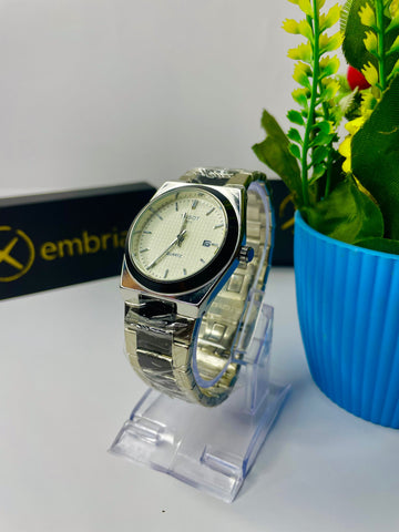 Tissot Watch PRX Black with White Dial