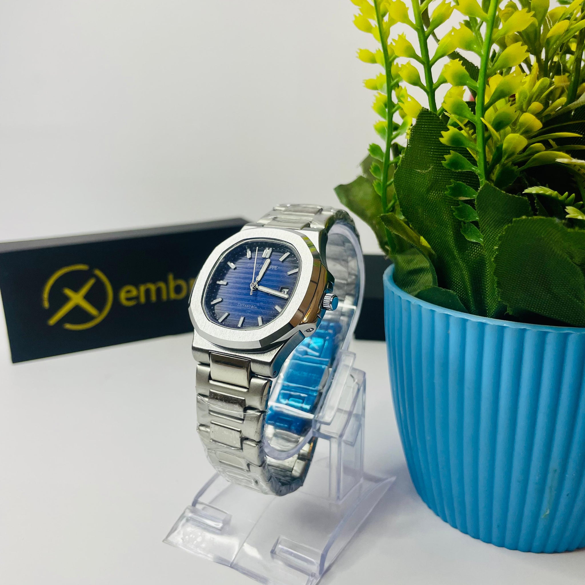 Patik Philippe with Blue Dial