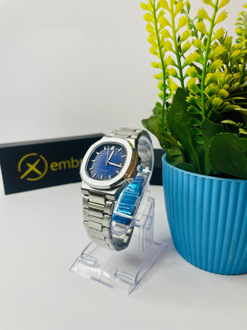 Patik Philippe with Blue Dial